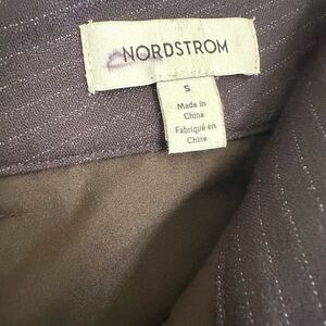 Nordstrom Chocolate Pinstripe pants